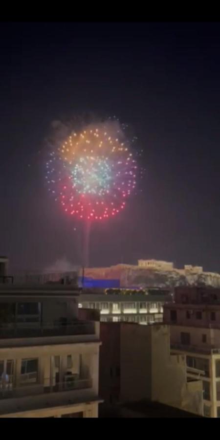 Parthenon And Syntagma Square View Apartment Ateny Zewnętrze zdjęcie