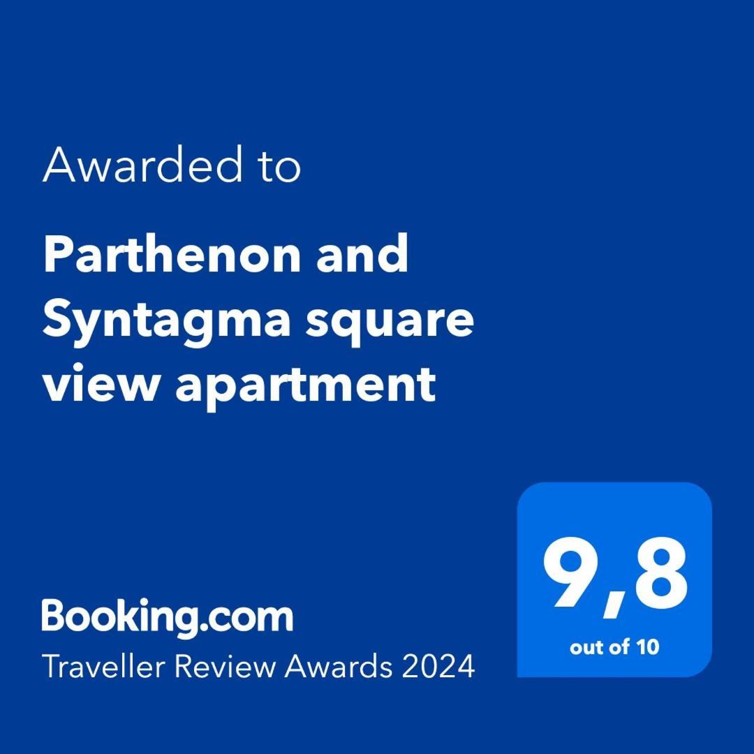 Parthenon And Syntagma Square View Apartment Ateny Zewnętrze zdjęcie