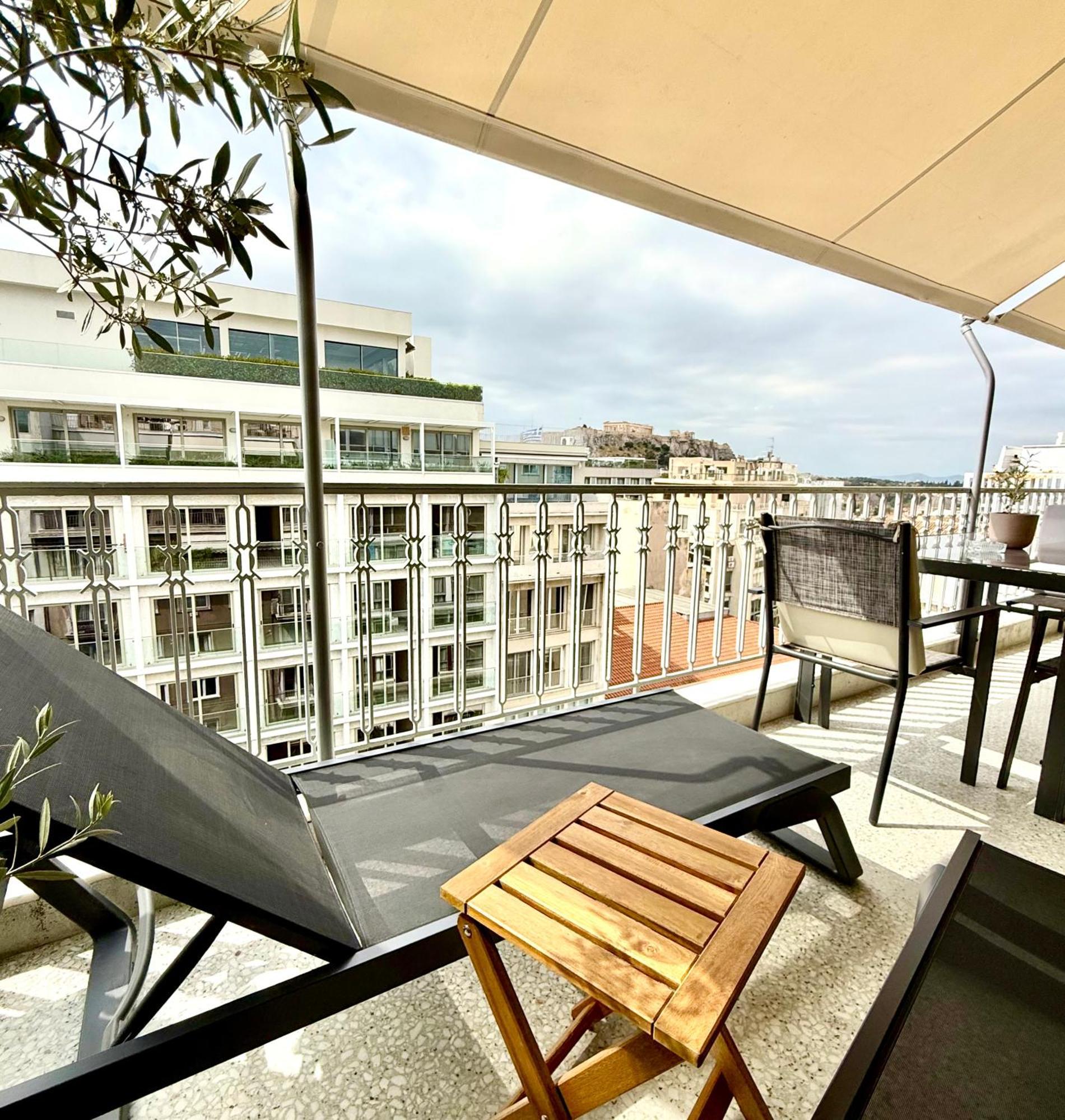 Parthenon And Syntagma Square View Apartment Ateny Zewnętrze zdjęcie